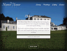 Tablet Screenshot of manorhousekilrea.com